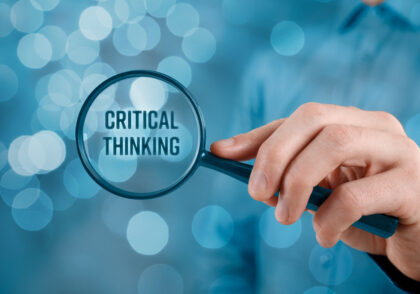 Critical thinking concept